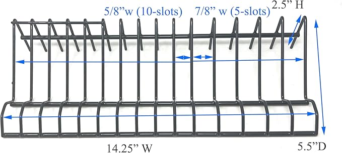Plier Organizer Rack for Tool Box Storage, Holds Regular and Wide Handle Pliers - Image 8