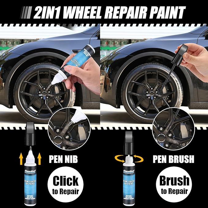 Gloss Black Rim Touch Up Paint - Image 6
