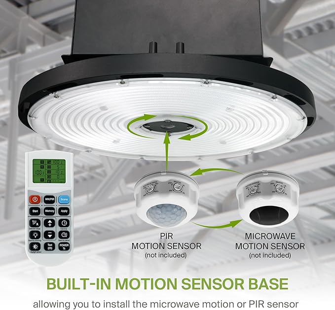 ASD LED High Bay UFO Light Fixture, Commercial Shop Lighting | Dimmable - Image 7