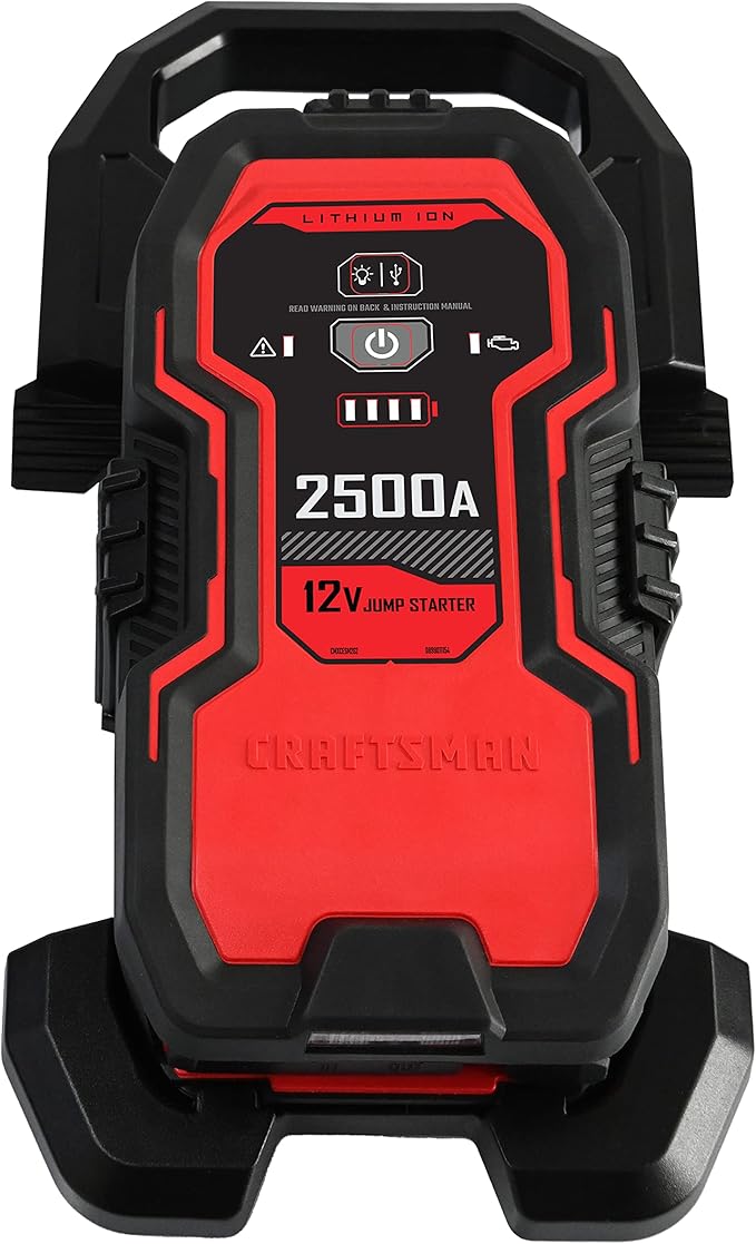 CRAFTSMAN Lithium Jump Starter and Portable Power Pack, CMXCESM262, 2.4 Amp USB by CRAFTSMAN