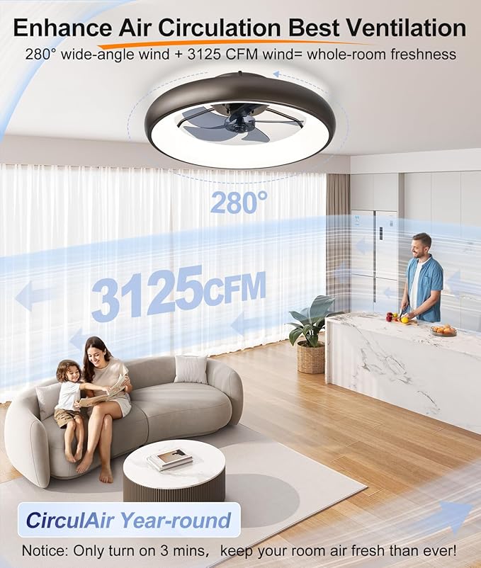 Ultra Low Profile Ceiling Fans - Image 3