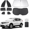 TINGLU Window Shades for Nissan Rogue 2014-2020 Accessories Full Windows Rear by TINGLU