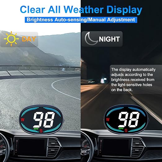 SinoTrack HUD GPS Speedometer Universal Car Heads-up Display 2.7inch MPH Speed - Image 5