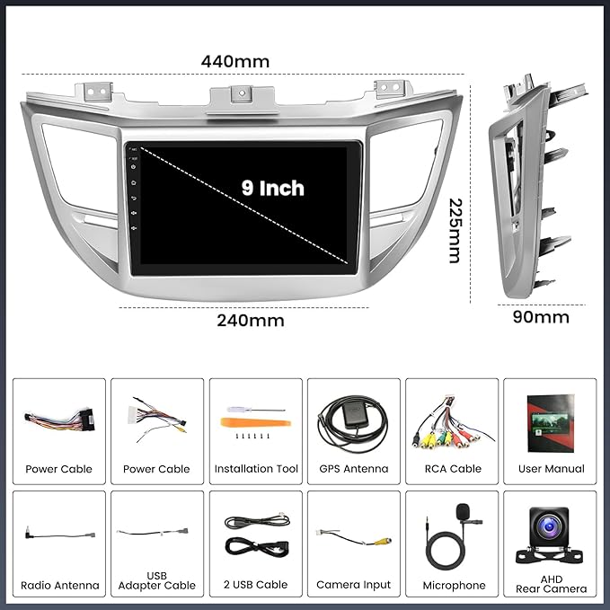 2G+32G 9 Inch Android Car Stereo - Image 7