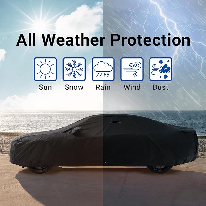 iCarCover Custom Car Cover for Chevy Camaro ZL1 Waterproof All Weather Rain - Image 9
