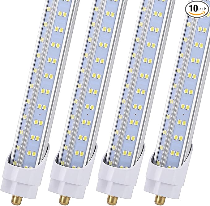 T8 T10 T12 8FT LED Light Bulbs, Single Pin Fa8 Base, 8 Foot LED Fluorescent by DOUYIDOUBEST-LEDLIGHTING