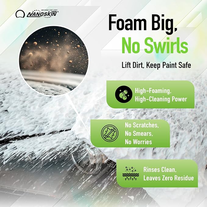 Nanoskin BUBBLE BATH Foaming Car Wash Shampoo 55 Gallons - Image 3