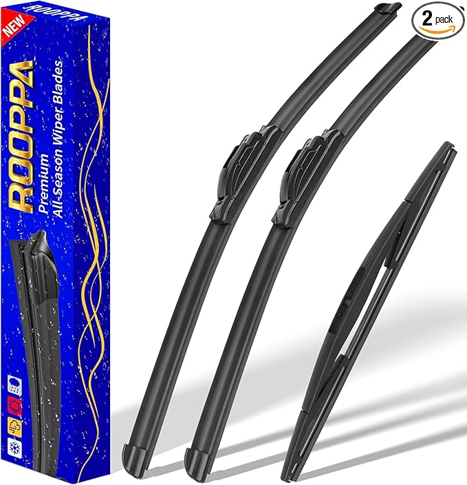 3 wipers Replacement for 2017-2023 Acura RDX Nissan Murano Infiniti QX50 by ROOPPA
