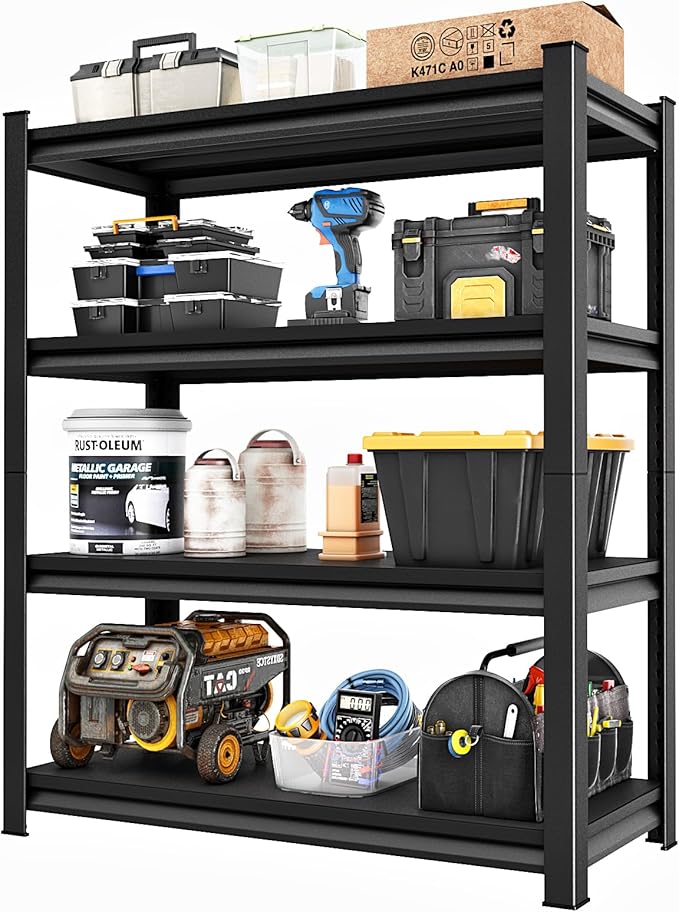 Garage Storage Shelves Heavy Duty, 48”W Garage Shelving and Storage Rack - Image 7