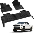 LASFIT Floor Mats for Toyota Tundra 2014-2021 CrewMax Cab, All Weather Custom by LASFIT