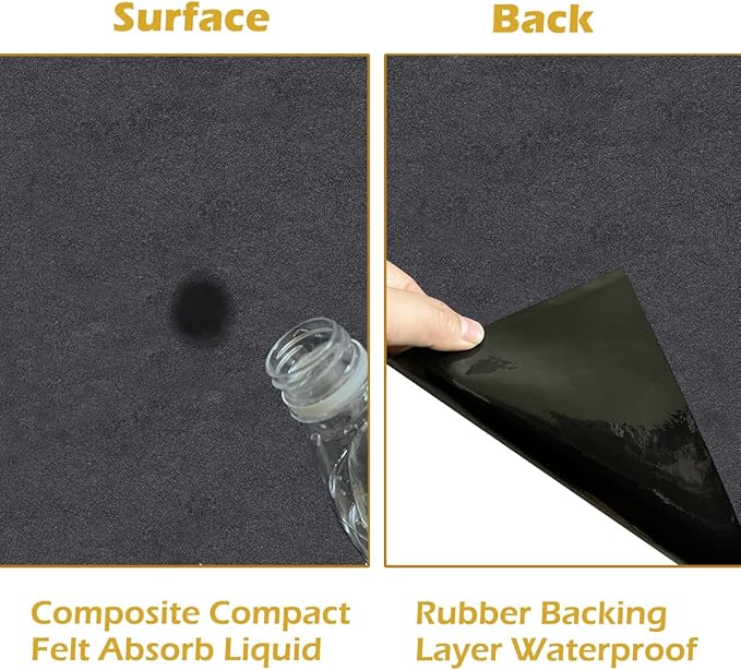 Large Rubber Mat 6.6x8.5 Feet Oil Absorbent Garage Mat - Image 5