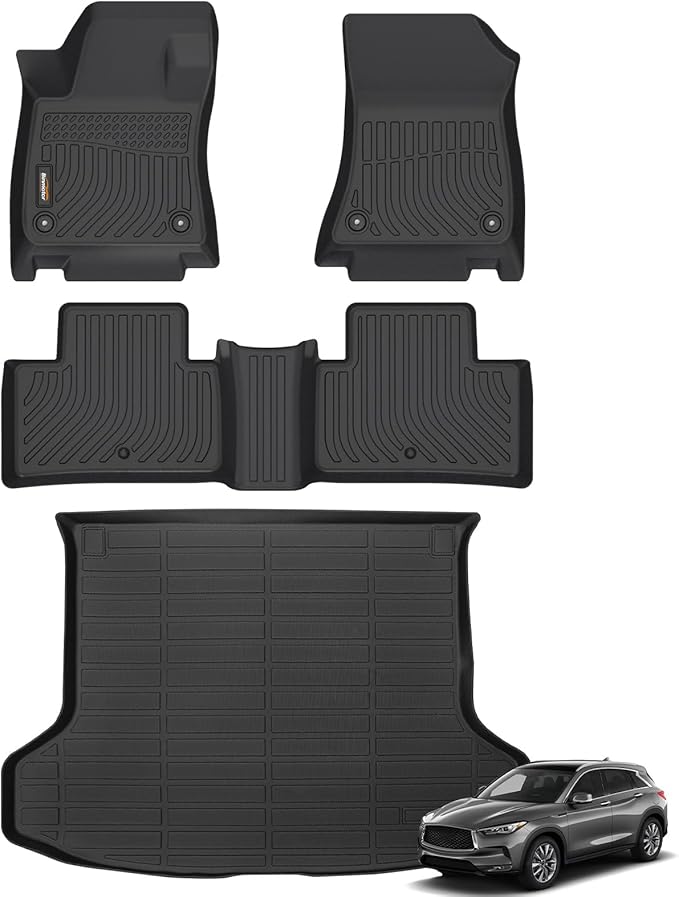 Binmotor-All Weather Car Floor Mats and Cargo Liner Set by VisittheBinmotor