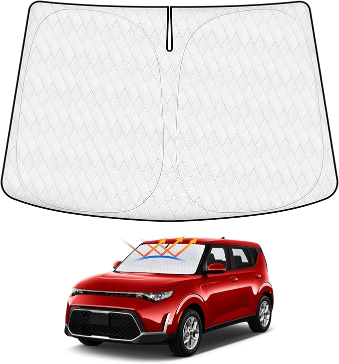 2024 New 5-Layer Windshield Sun Shade Custom Fit by cartist