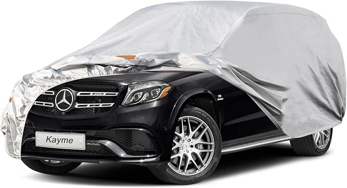 Kayme 6 Layers SUV Car Cover Waterproof All Weather - Image 7
