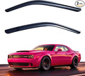 Window Visors Rain Guards fits 2008-2023 Dodge Challenger, Out-Channel Side by Unknown