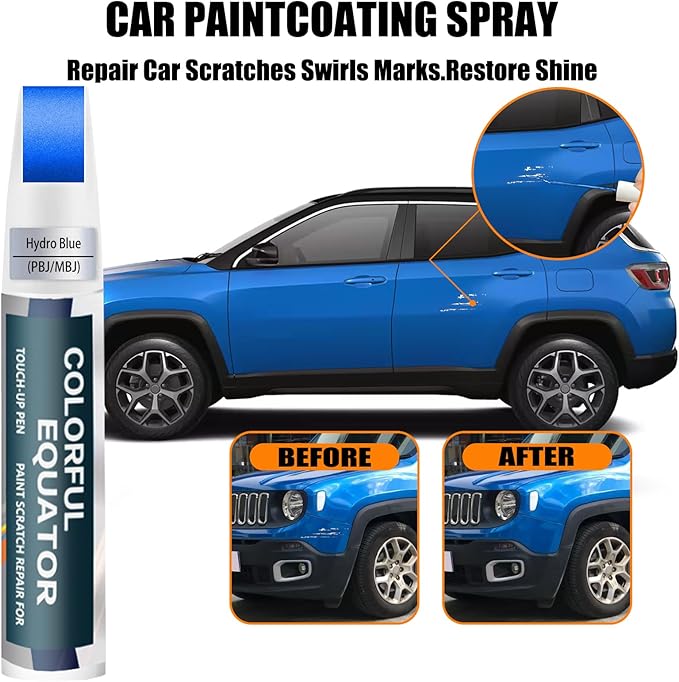 PBJ/MBJ Hydro Blue/Laser Blue Pearl Touch Up Paint - Image 3
