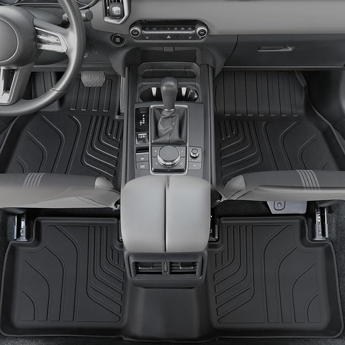 Floor Mats Set for 2023 2024 2025 Mazda CX-50 Gas, Full Coverage All Weather - Image 4