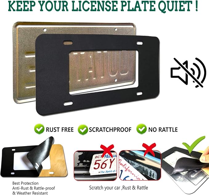 Flag License Plate Frame- USA Patriotic Personalized Car Tag Holder, 4 Hole - Image 6