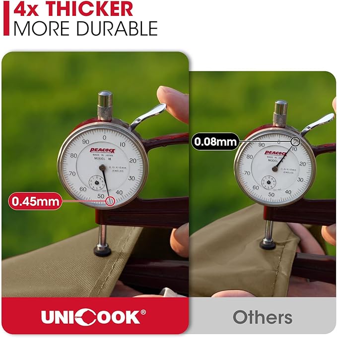 Unicook 55 Inch Grill Cover for Outdoor Grill, Heavy Duty Waterproof Gas BBQ - Image 4