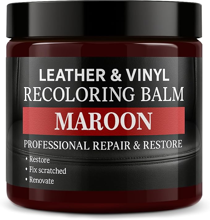Leather Color Restorer, Leather Recoloring Balm, Scratch Remover, Leather Dye by Laxmorph