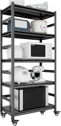 TOPKEY Metal Storage Shelf Garage Storage Shelves, Heavy Duty 5-Tier Utility by Topkey