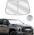 Windshield Sun Shade for Toyo-ta Tundra 2022-2025 2026 Foldable Sunshade Custom by SULAGIWINDSHIELDSUNSHADE