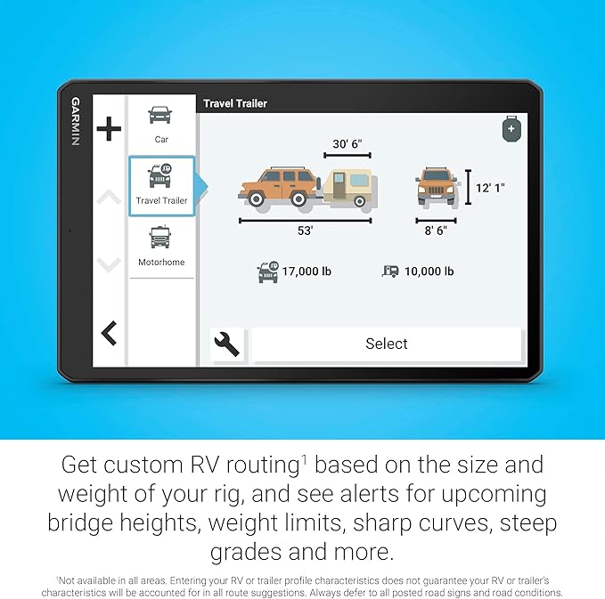 Garmin RV 1095, Extra-Large, Easy-to-Read 10” GPS RV Navigator, Custom RV - Image 4
