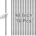 VVOKGO Rebar Stakes 48 Inch 16-Pack Concrete Form Stakes Heavy Duty Straight by VVOKGO