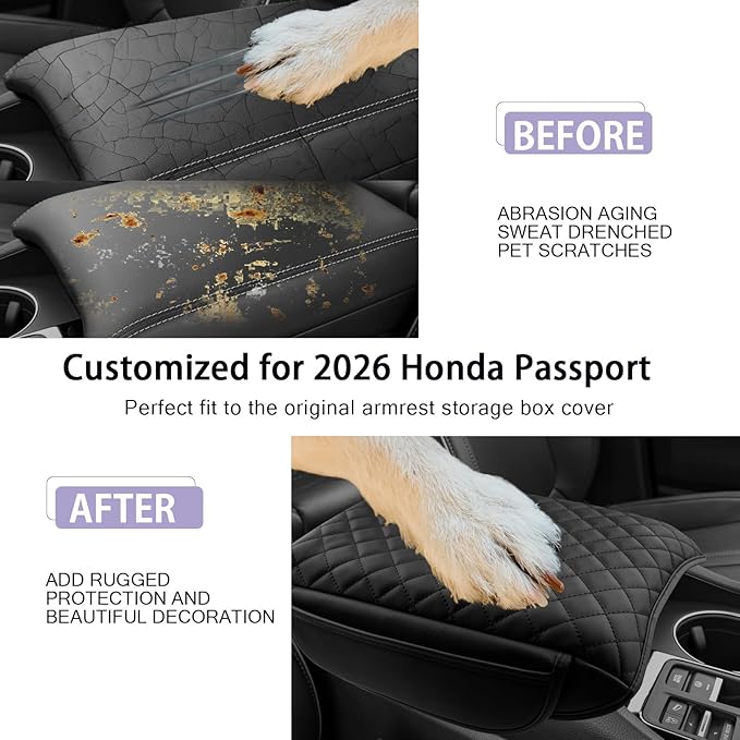 LUWU 2026 Passport Center Console Cover Compatible - Image 2
