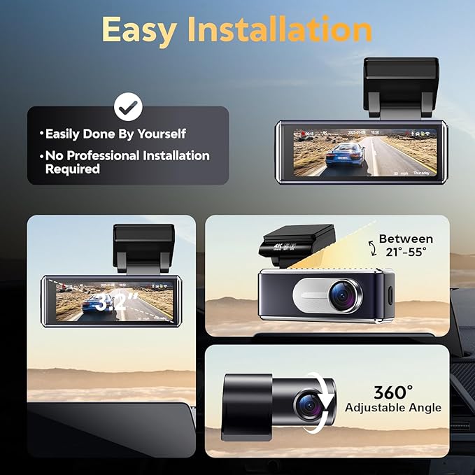 Dash Cam Front and Rear - Image 3
