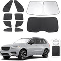 TINGLU Window Shades for Volvo XC90 2016-2024 2025 Accessories Car Side Full by TINGLU