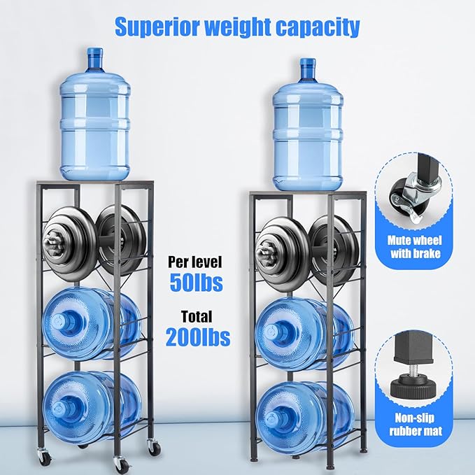 3-Tier 5 Gallon Water Bottle Holder - Image 3