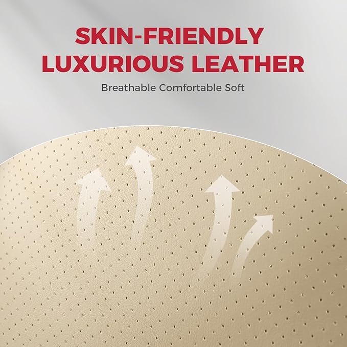 FREESOO Car Seat Covers Full Set, Waterproof Automotive Seat Covers, Leather - Image 7