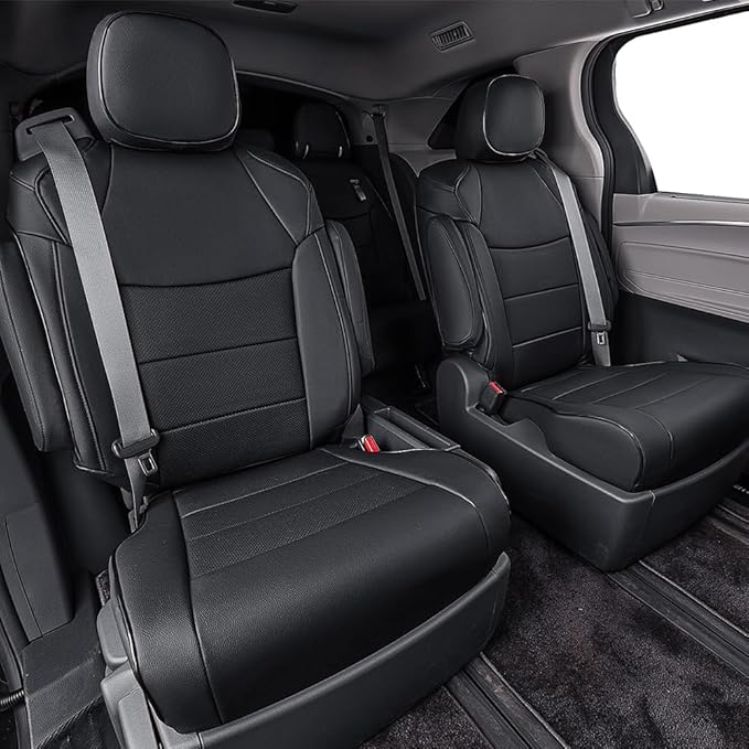 EKR Sienna Seat Covers for 2011-2020 Toyota Sienna LE, XLE Premium 2nd Row - Image 4
