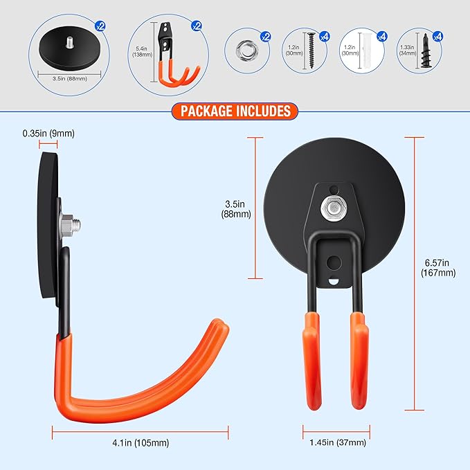 Large Strong Magnetic Hooks For Hanging Heavy Duty, Industrial Magnet Hook - Image 5