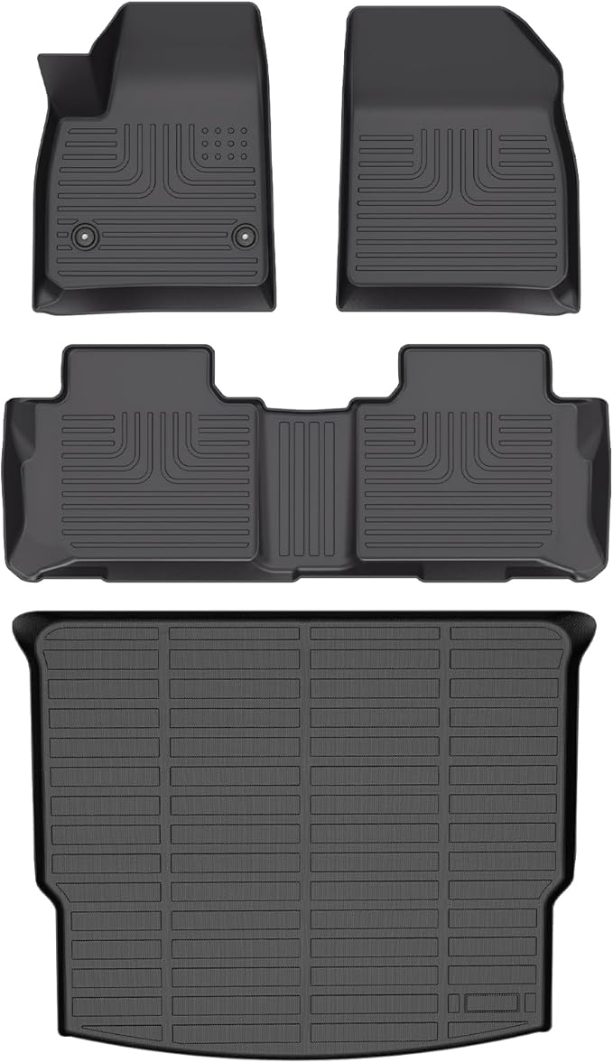 Wayhigh-All Weather Floor Mats & Cargo Liner Set by Wayhigh