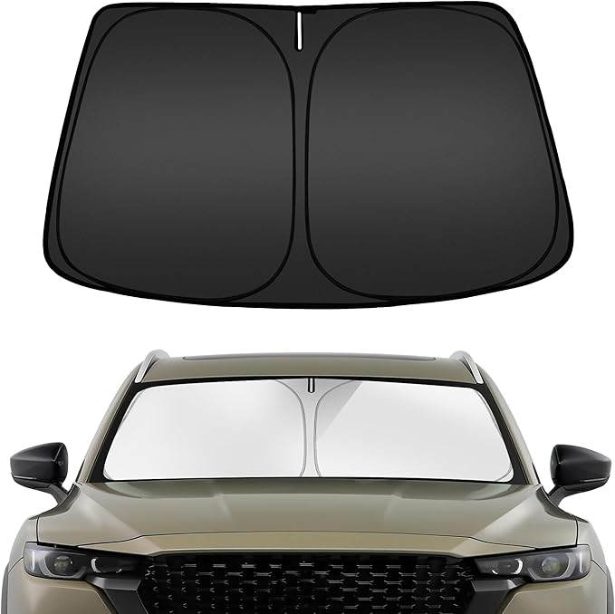 ARISMOTOR Windshield Sun Shade for Mazda CX-50 2023-2025 2026, Custom Fit by ARISMOTOR
