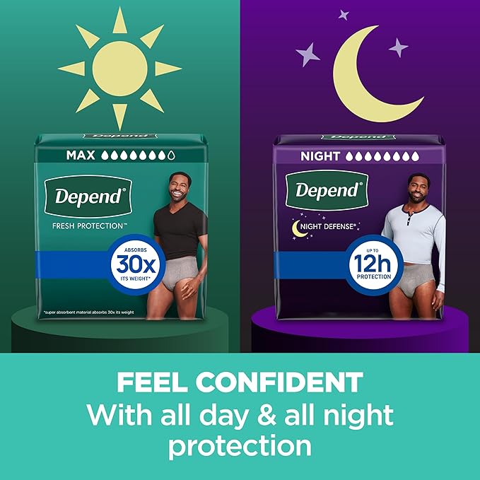 Depend Fresh Protection Adult Incontinence Underwear - Image 5
