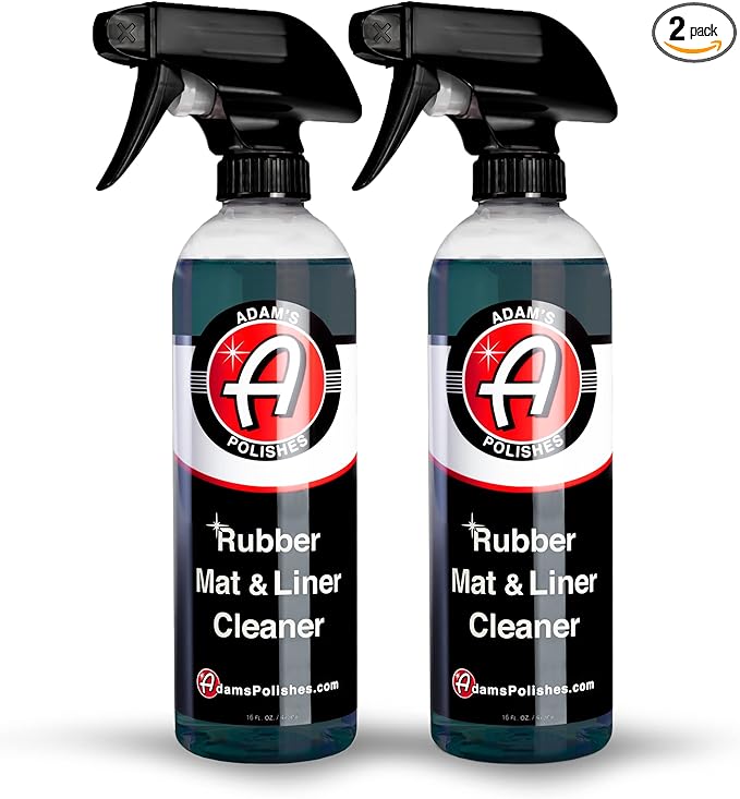 Adam's Polishes Rubber Mat & Liner Cleaner 2-Pack Protectant & Rubber Floor Mat by AdamsPolishes