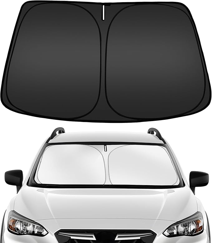 ARISMOTOR Windshield Sun Shade for S-ubaru Crosstrek 2018-2023, Custom Fit by ARISMOTOR