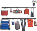 Rubbermaid 15-Piece FastTrack Garage Wall-Mounted Storage Kit, 4 Rails and 11 by Rubbermaid