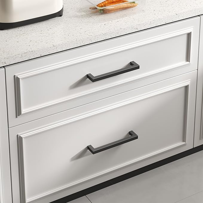 goldenwarm 50 Pack 5 Inch Black Cabinet Handles - Image 3