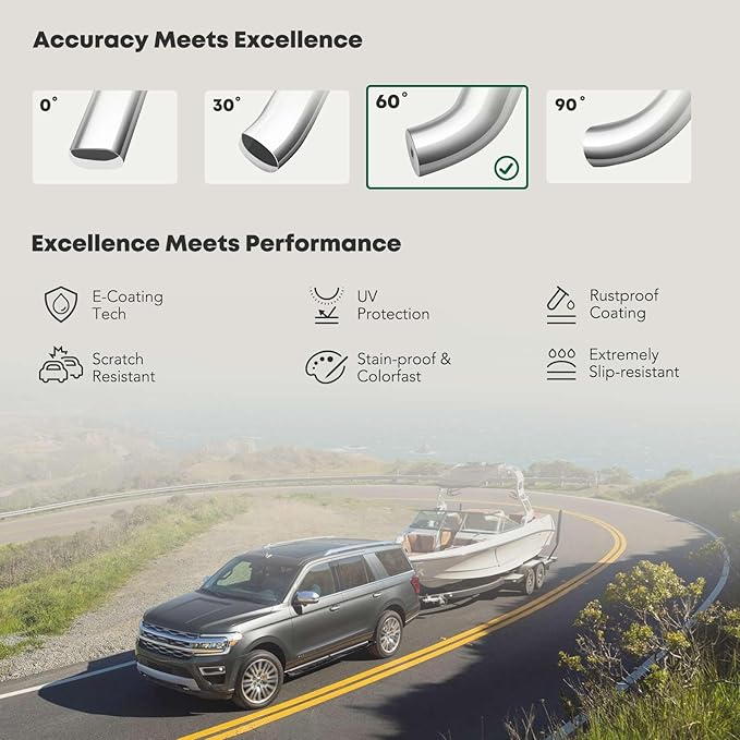 YHTAUTO 3 Inch Running Boards Side Steps Compatible - Image 5