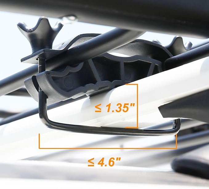 XCAR 64"x 39"x 4" Universal Roof Rack Basket Black - Image 2