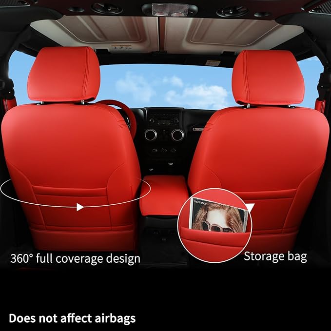GIANT PANDA Customized Full Set Car Seat Covers - Image 3
