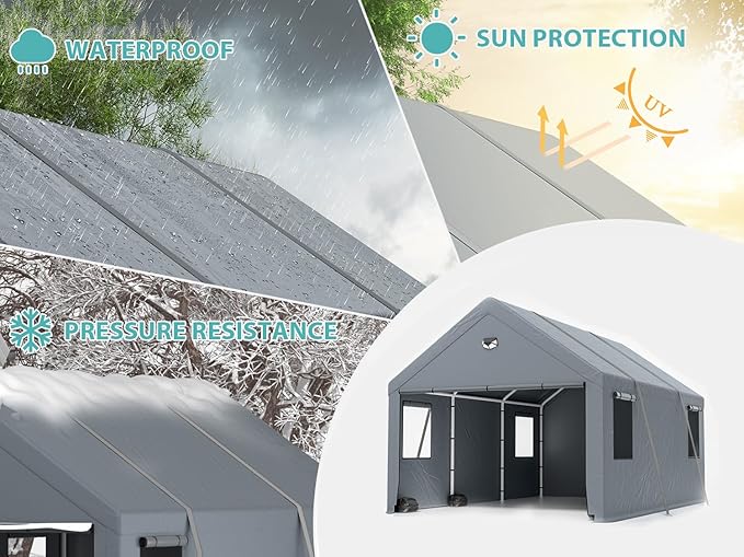 Carports 13X25 Heavy Duty, Car Ports - Image 6