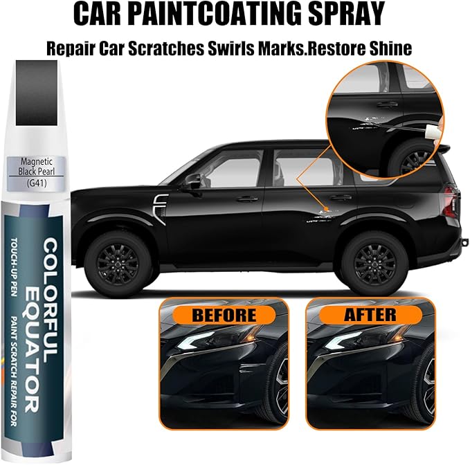 G41 Black/Magnetic Black Pearl Touch Up Paint - Image 3