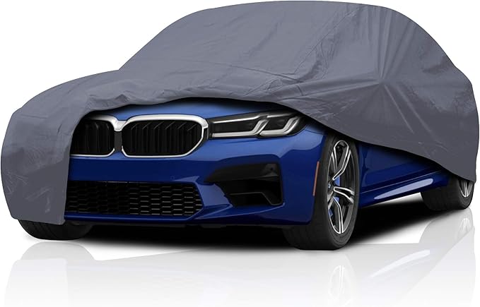 5 Layer Car Cover for Cadillac CT6 2016-2020 Sedan 4-Door Semi Custom Fit Full by DASHIELD