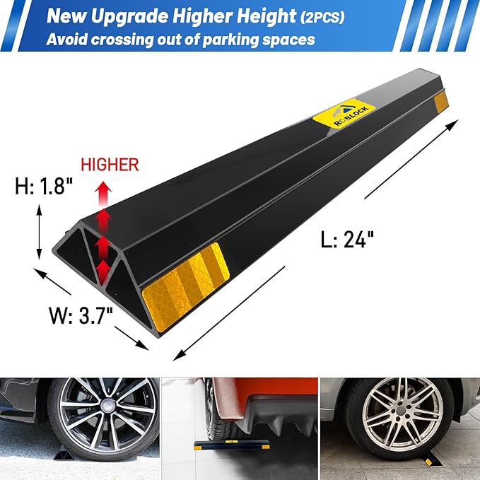 ROBLOCK 24" 2 Pcs Heavy Duty Parking Aid - Image 2