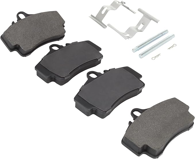 Premium Semi-Metallic Rear Brake Pads Compatible - Image 2